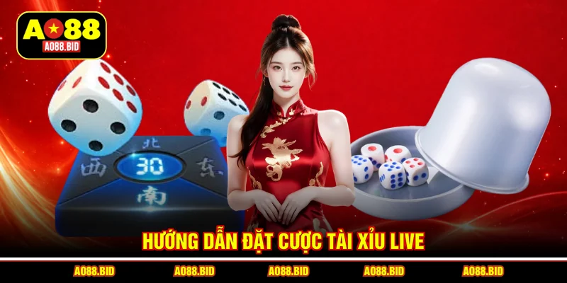 Hướng dẫn đặt cược tài xỉu live 